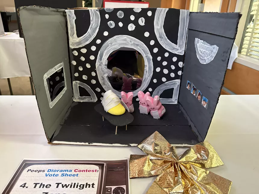 twilight zone in peeps.