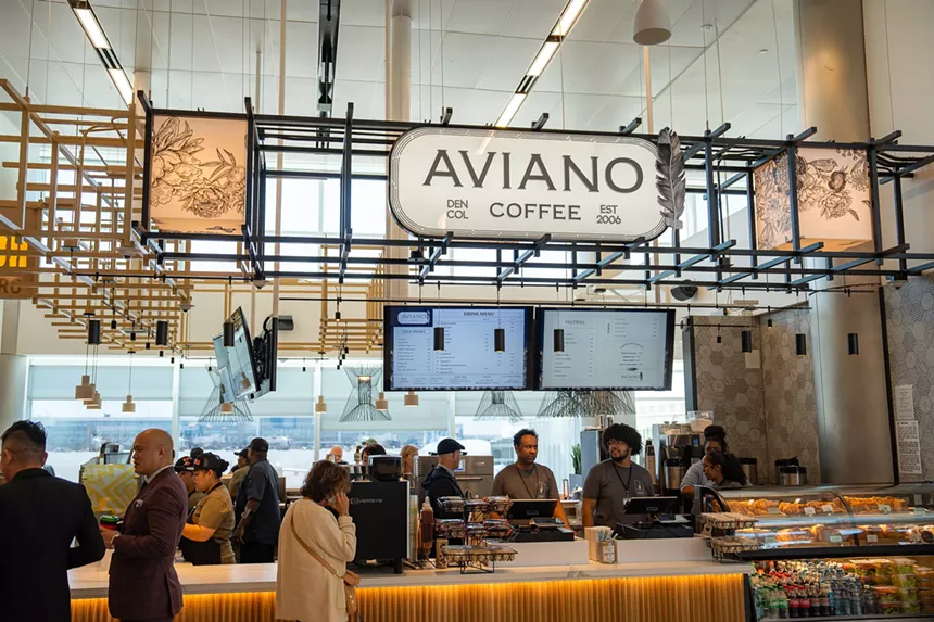 The interior of a coffee shop