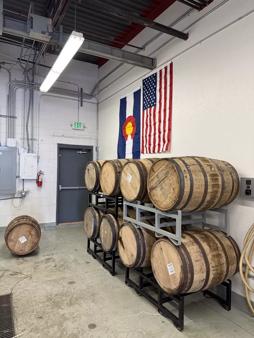 Whiskey aging at Onyx & Amber