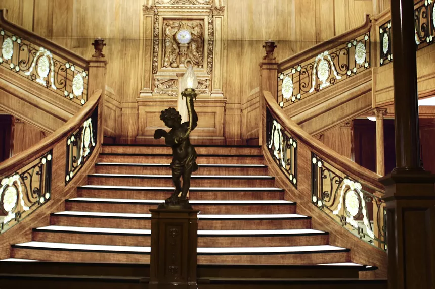 a grand staircase