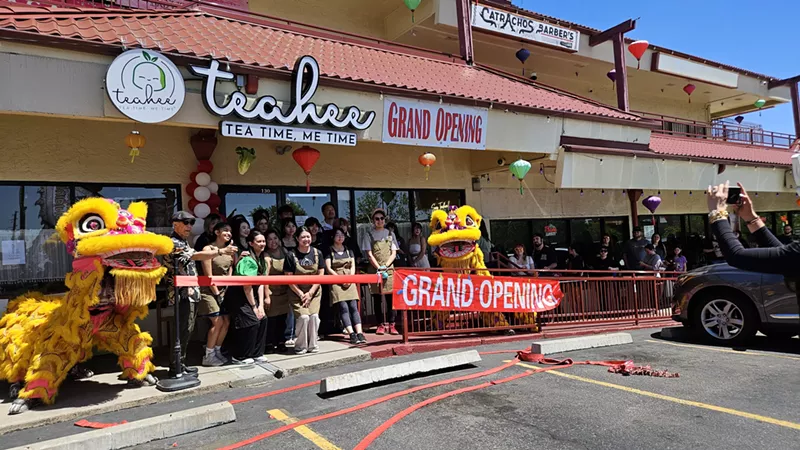 grand opening of teahouse