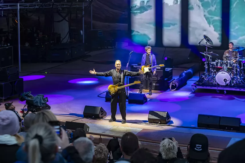Sting at Red Rocks in Morrison, Colorado.