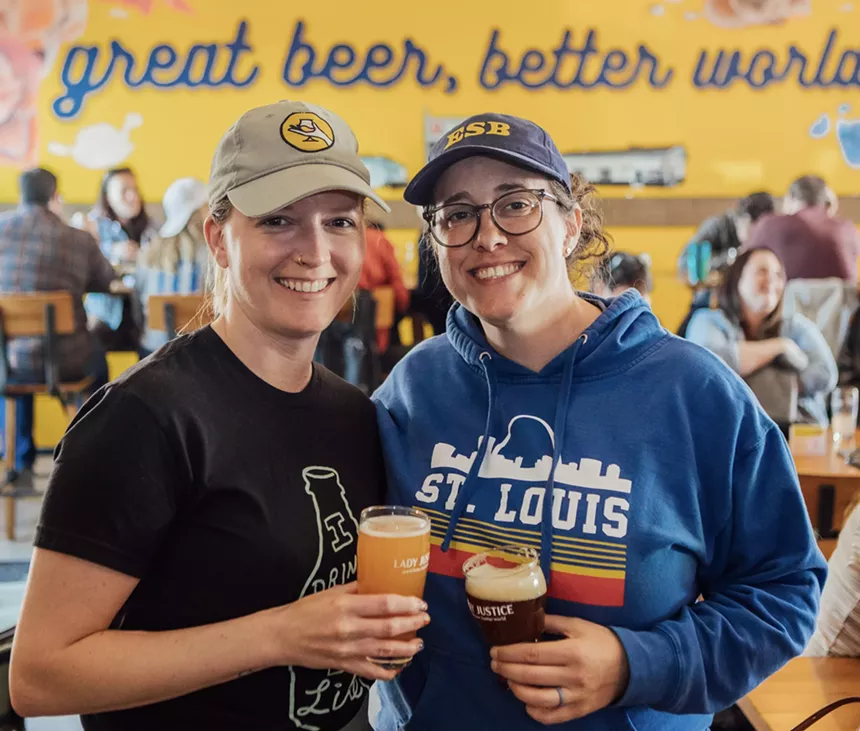 two women at brewery