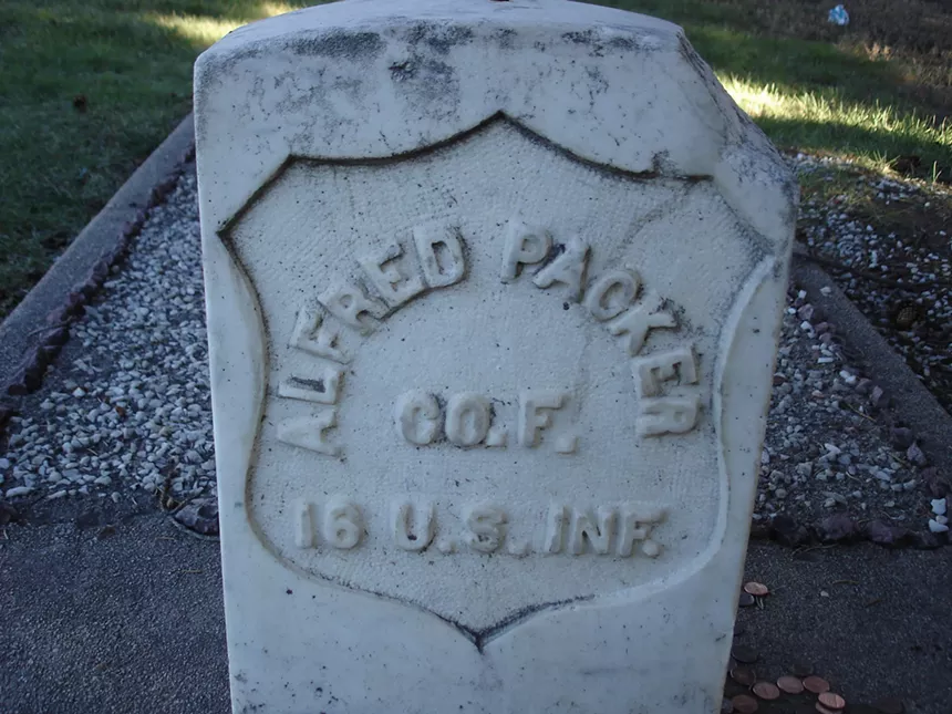 alfred packer gravestone