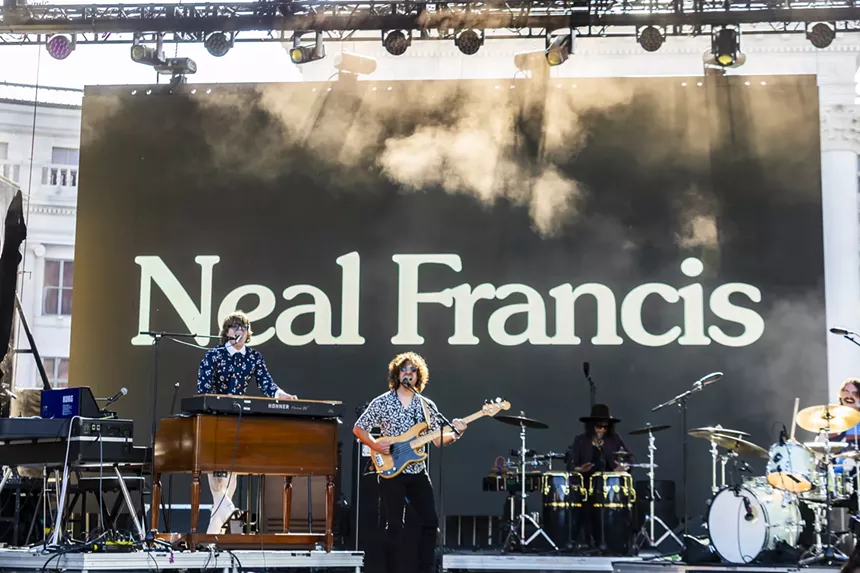 Neal Francis performing at the Outside Festival on Saturday.