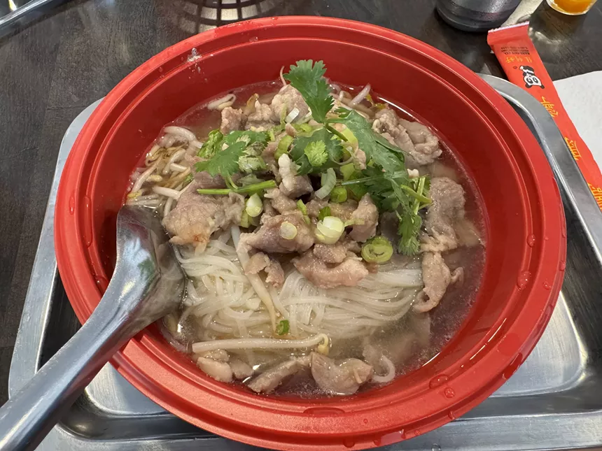 Soup at Lucky Noodles