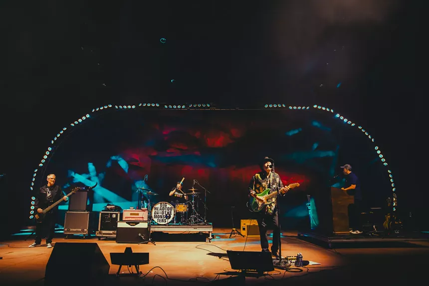 Big Head Todd and the Monsters on stage at Red Rocks.