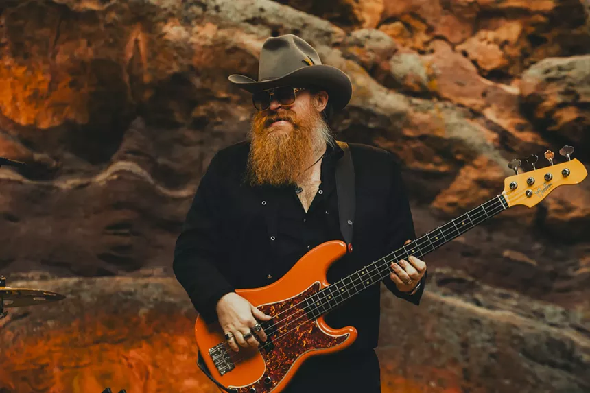 Warren Haynes Band performing live at Red Rocks.
