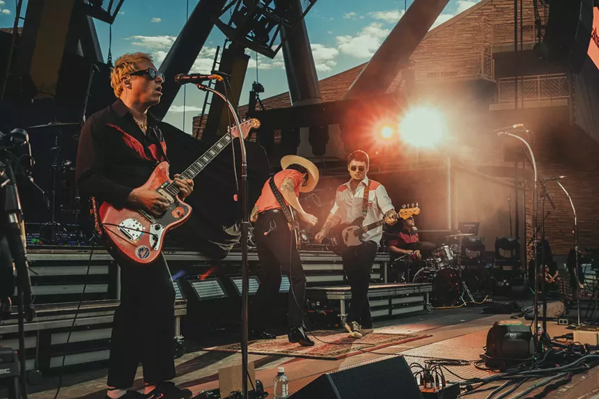 Beach Weather opened for Sleeping With Sirens and Pierce The Veil at Red Rocks.