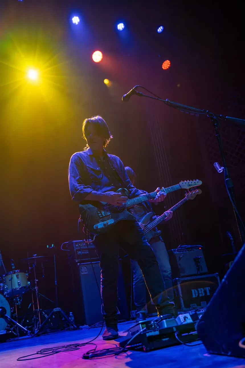 Mike Cooley playing guitar