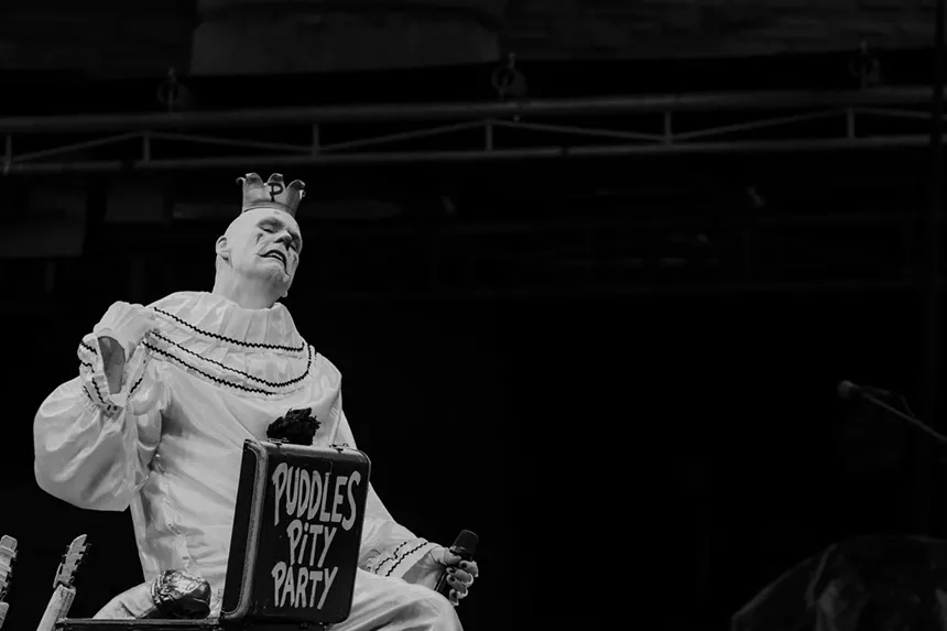Puddles Pity Party performed to a sold-out Red Rocks crowd in support of "Weird Al" Yankovich.