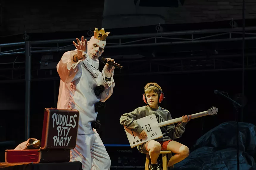 Puddles Pity Party performed to a sold-out Red Rocks crowd in support of "Weird Al" Yankovich.
