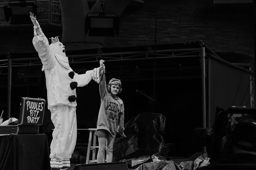 Puddles Pity Party performed to a sold-out Red Rocks crowd in support of "Weird Al" Yankovich.