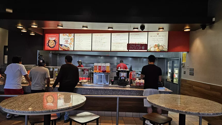 Panda express interior