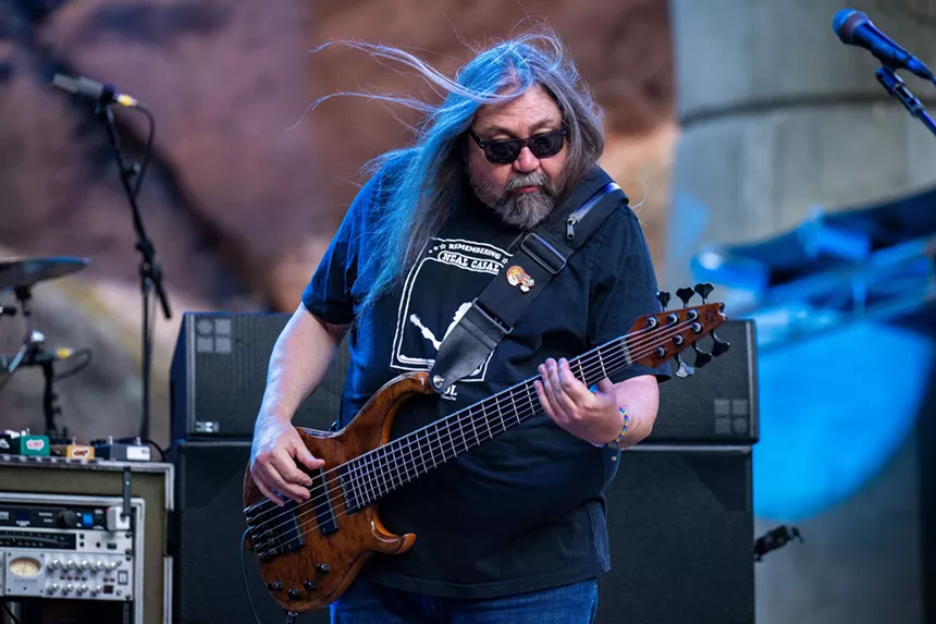 Dave Schools playing Bass