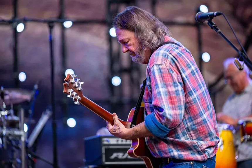 John Bell playing guitar