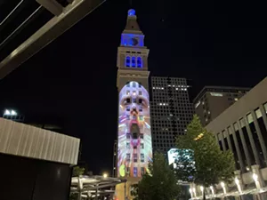 A clock tower