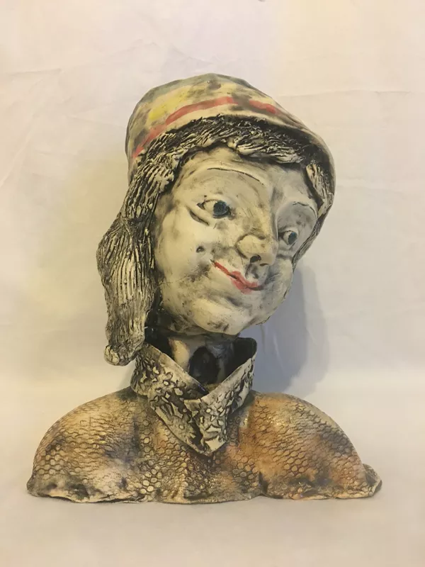 A bust of a woman