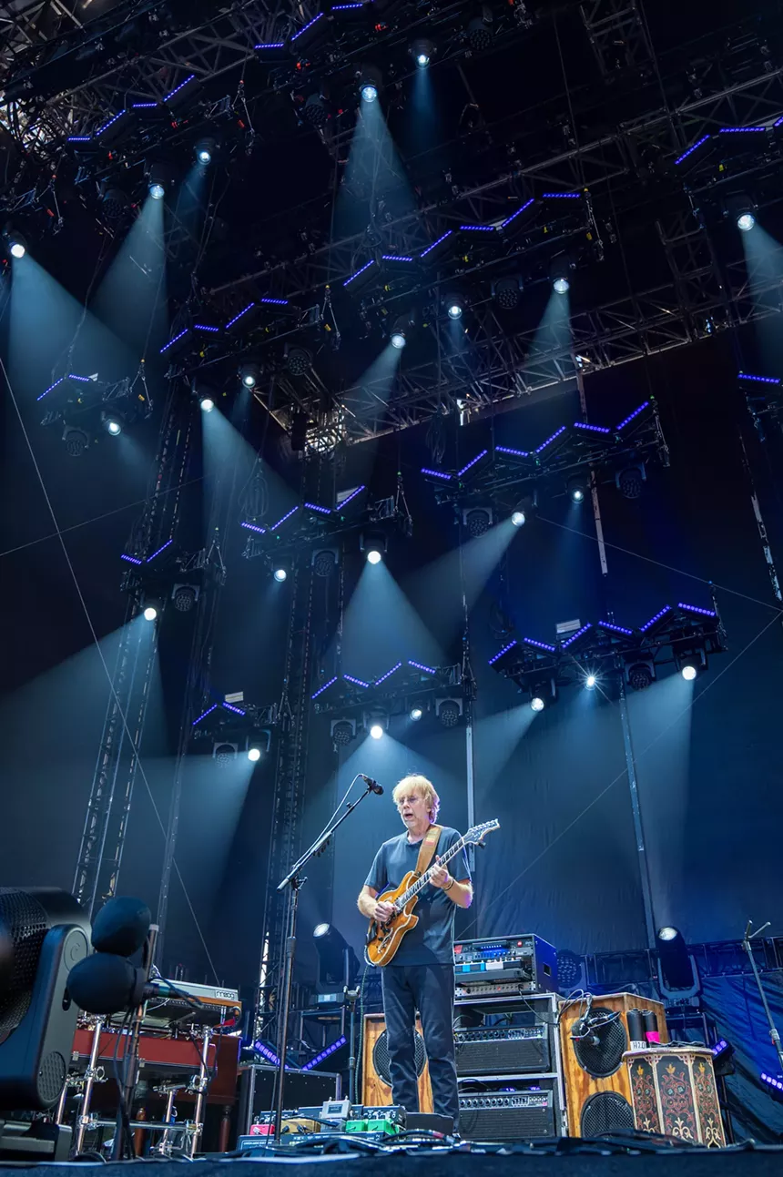 Phish performing at Folsom Field in Boulder on July 4th