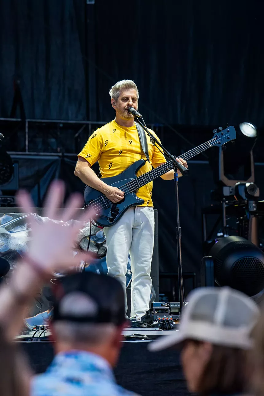 Phish performing at Folsom Field in Boulder on July 4th