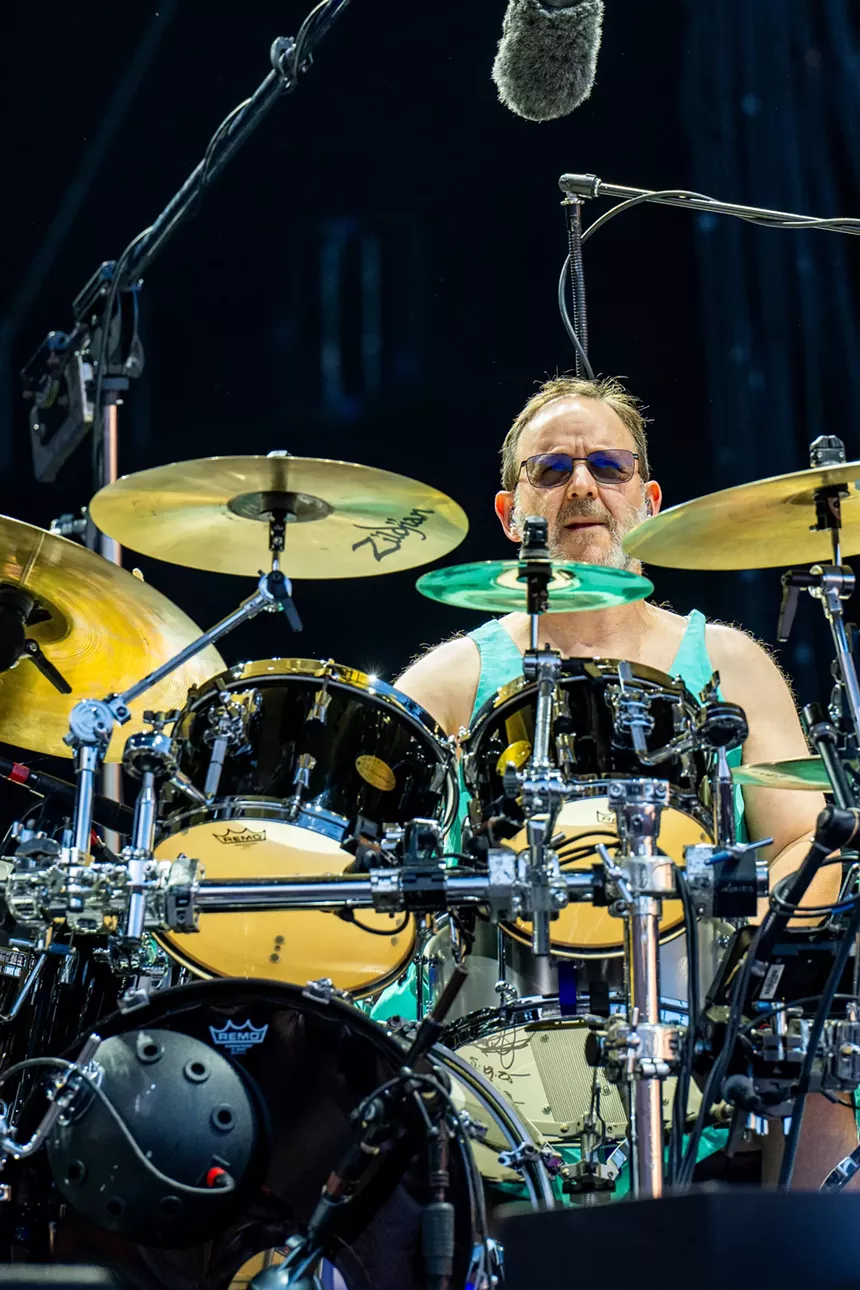 Phish performing at Folsom Field in Boulder on July 4th