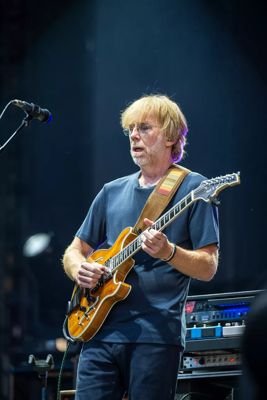 Phish performing at Folsom Field in Boulder on July 4th