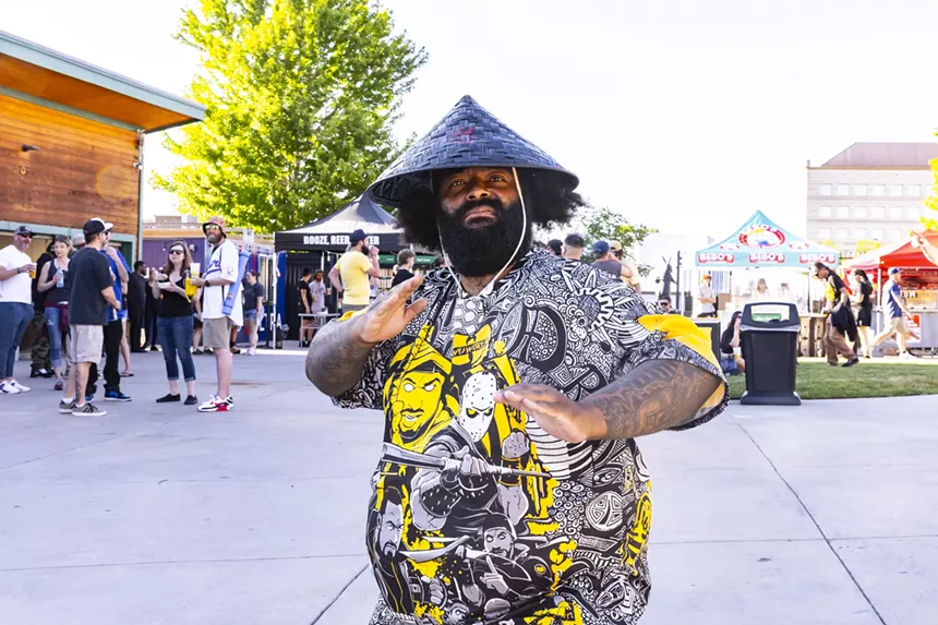A Wu-Tang fan at Fiddler's Green.