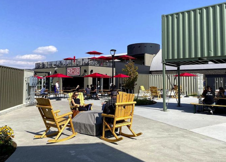 outdoor deck woman on chair