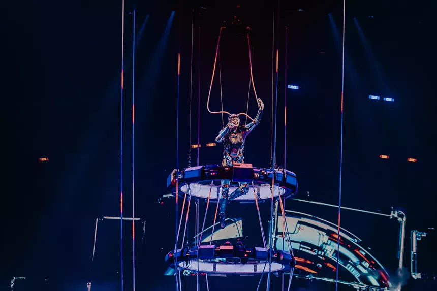 Katy Perry performed at Ball Arena on Thursday, July 10, 2025, for her Lifetimes Tour.