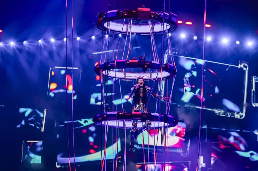 Katy Perry performed at Ball Arena on Thursday, July 10, 2025, for her Lifetimes Tour.