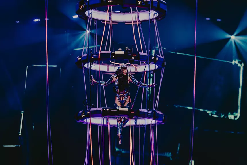 Katy Perry performed at Ball Arena on Thursday, July 10, 2025, for her Lifetimes Tour.