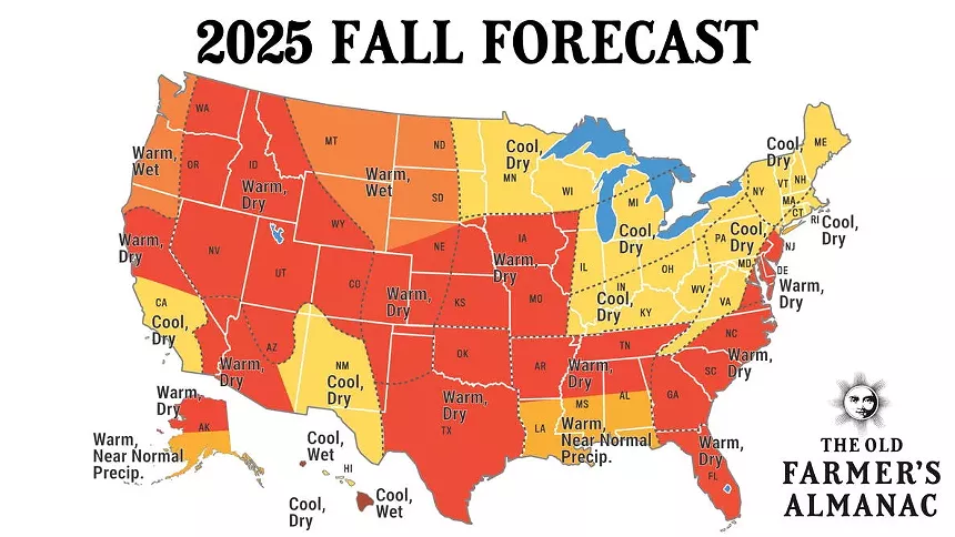 2025 fall weather prediction