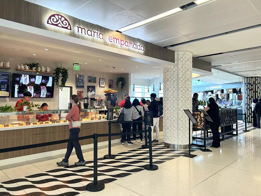 The new Maria Empanada location within Concourse A