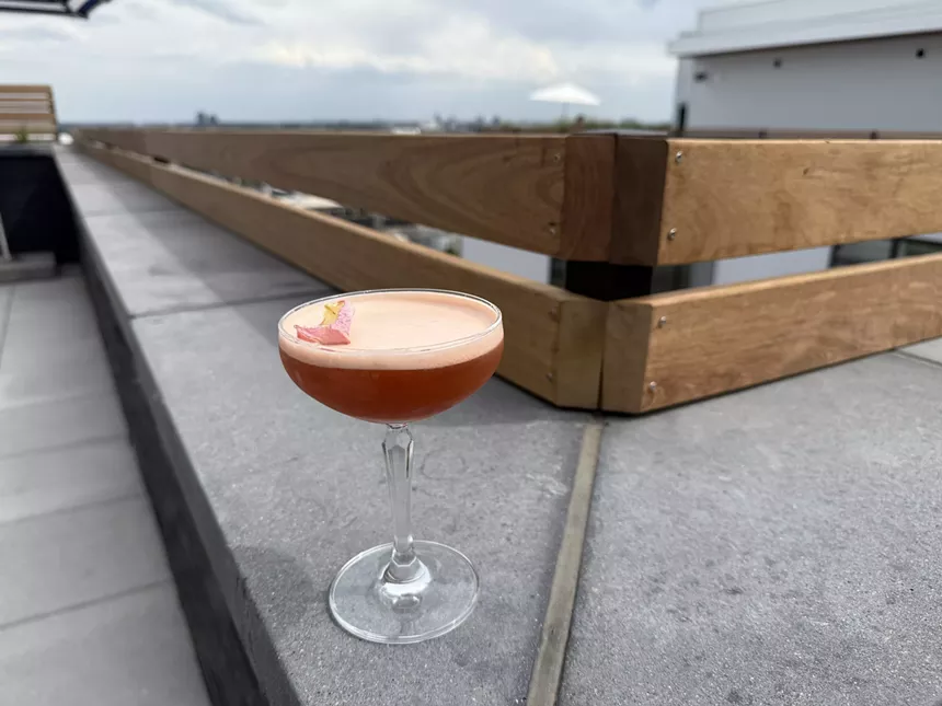 cocktail and roof