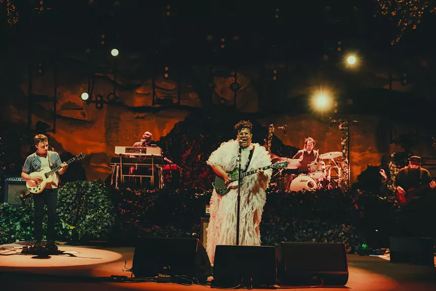 Alabama Shakes performed on stage at Red Rocks on Sunday, July 20, 2025.