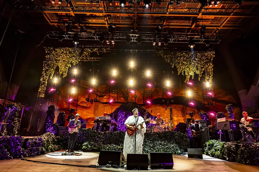Alabama Shakes performed on stage at Red Rocks on Sunday, July 20, 2025.
