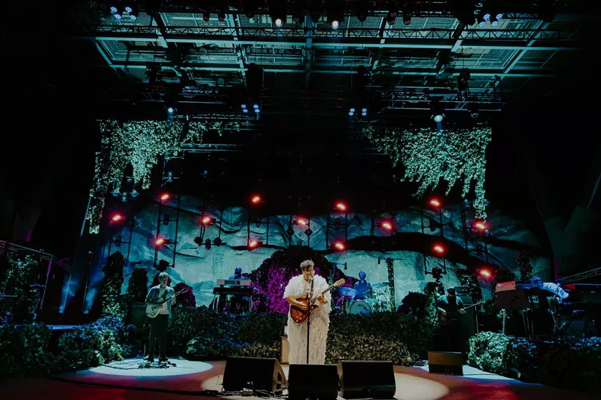 Alabama Shakes performed on stage at Red Rocks on Sunday, July 20, 2025.