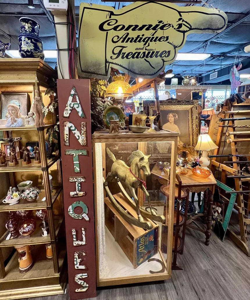 An antique store packed with antiques