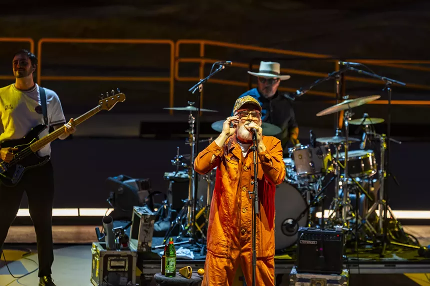 CAKE performed at Red Rocks Amphitheatre on Thursday, July 24, 2025, with a special two-set performance.