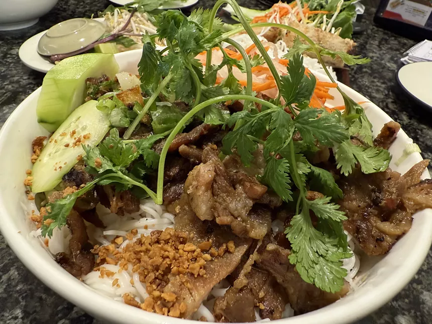 bowl of asian noodles