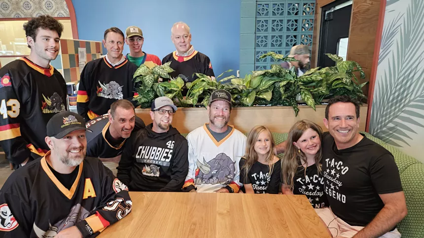 Chubby Unicorn Hockey Team