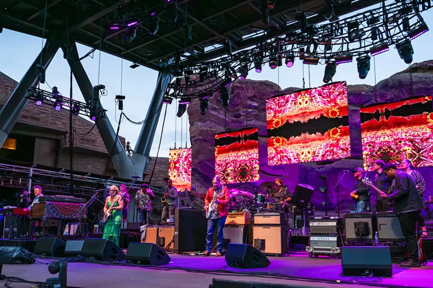 Tedeschi Trucks Band on stage at Red Rocks