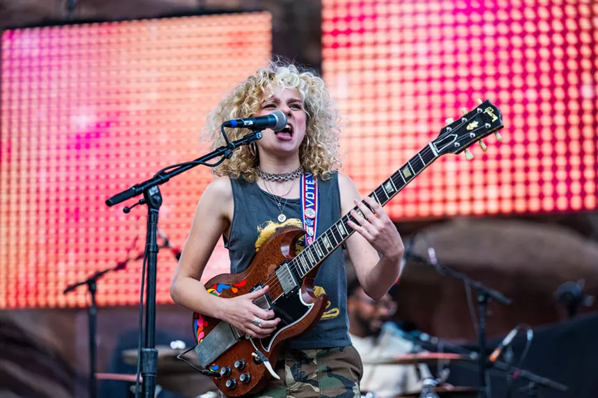 Grace Bowers on stage at Red Rocks