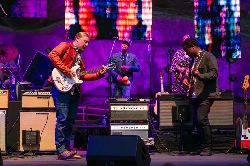 Tedeschi Trucks Band on stage at Red Rocks