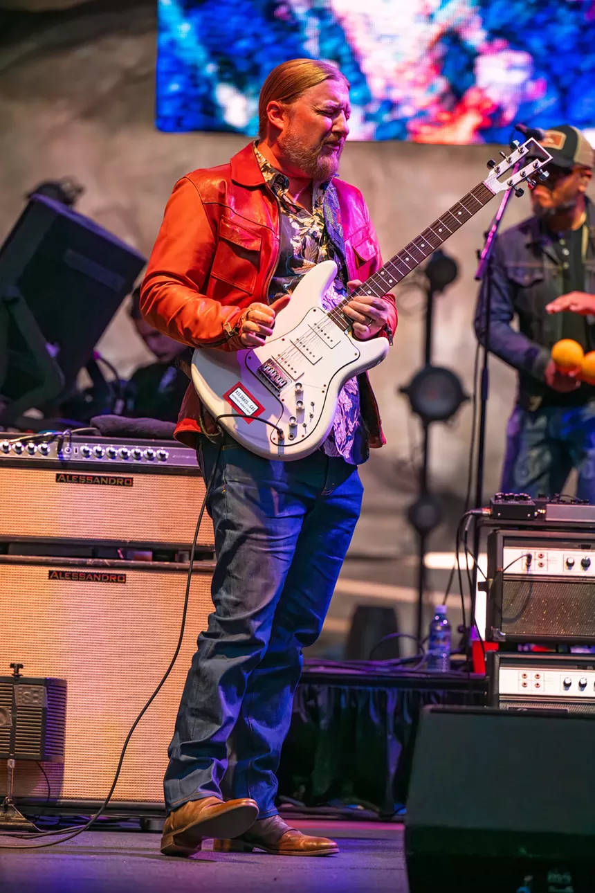 Tedeschi Trucks Band on stage at Red Rocks