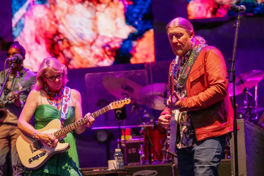 Tedeschi Trucks Band on stage at Red Rocks