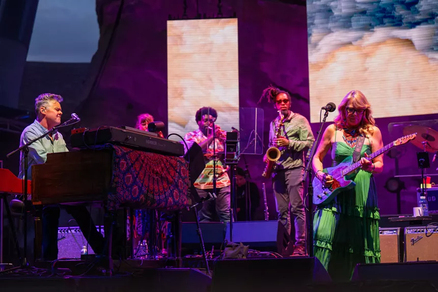 Tedeschi Trucks Band on stage at Red Rocks