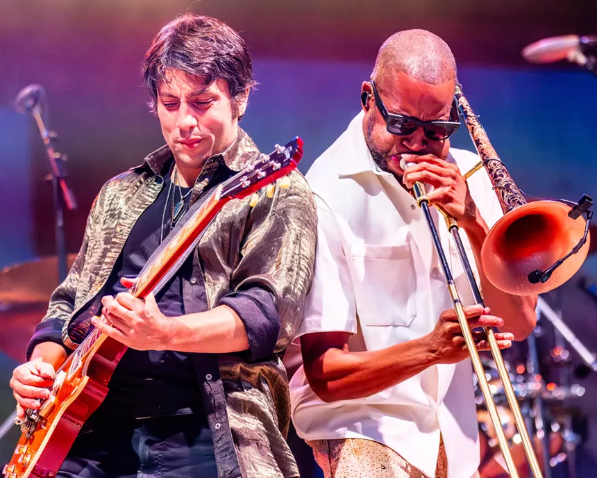 Trombone Shorty at Telluride Jazz Festival's final set Sunday night