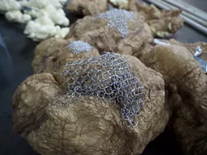 Fleshy blobs of metal and foam
