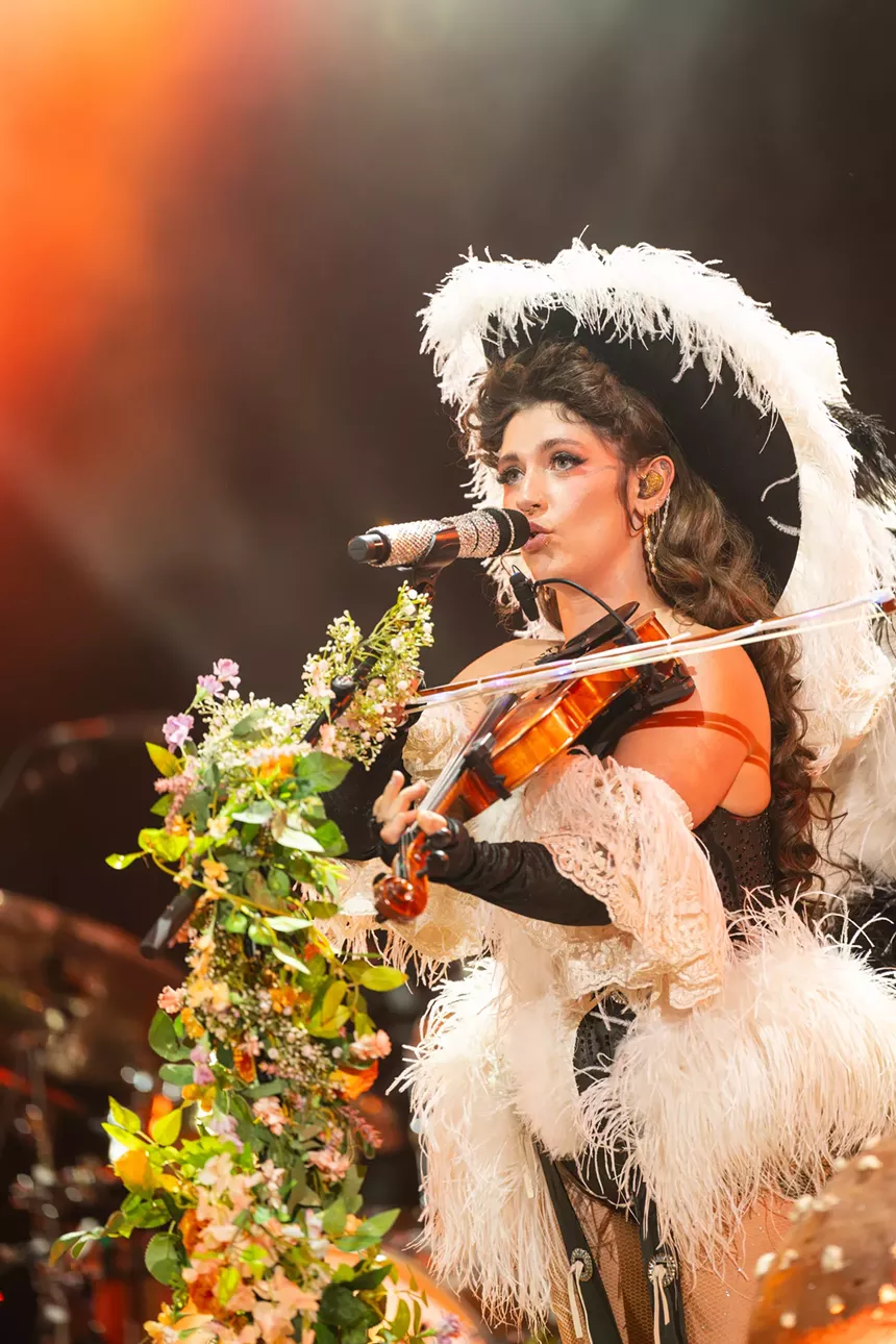Sierra Ferrell performing at Red Rocks